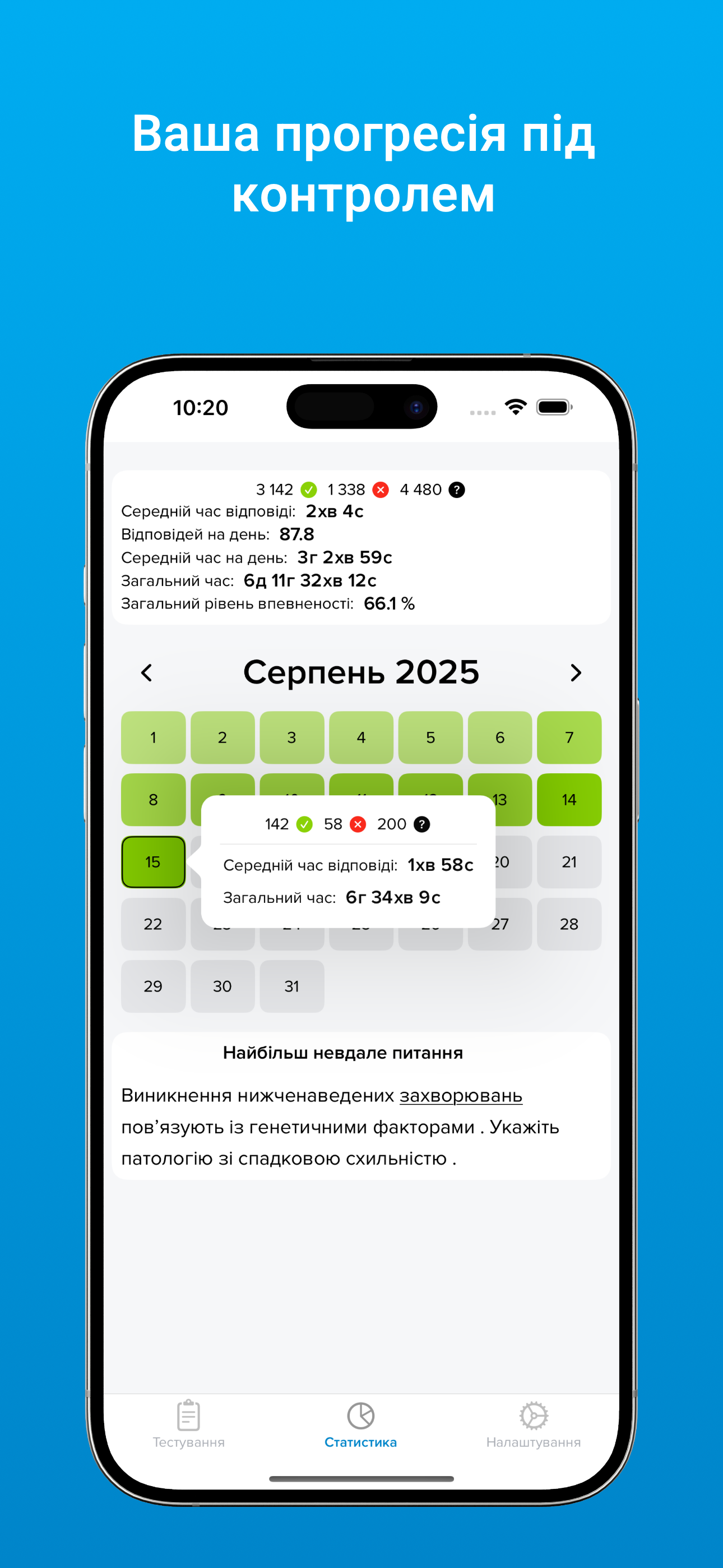 Крок: Тестування Screenshot